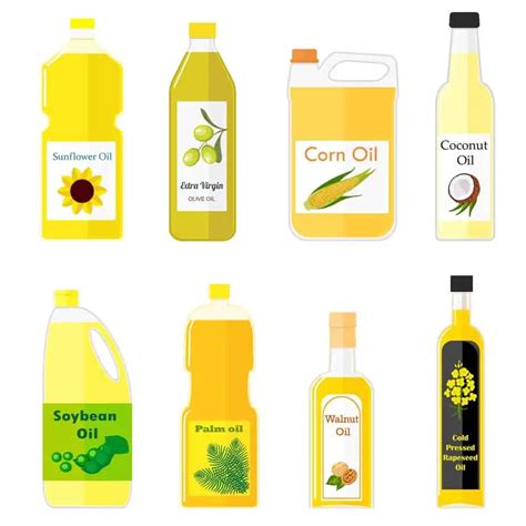 Types Of Vegetable Oil
