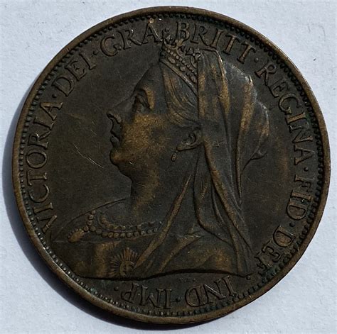 1900 Queen Victoria One Penny – M J Hughes Coins