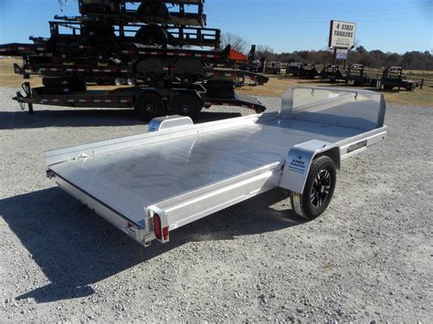 Utility Trailer - 2020 Aluma UTR14 14' UTV Trailer With Rock Guard & Box | TrailersUSA