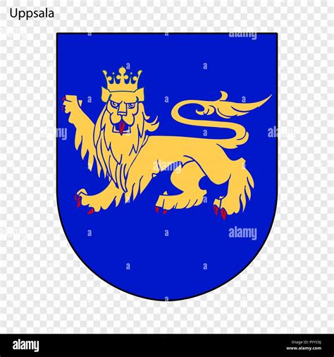 Emblem of Uppsala. City of Sweden. Vector illustration Stock Vector Image & Art - Alamy