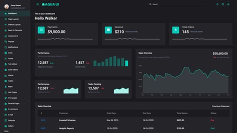 Nifty Light & Dark Admin Template Free Download - Nisma.Info