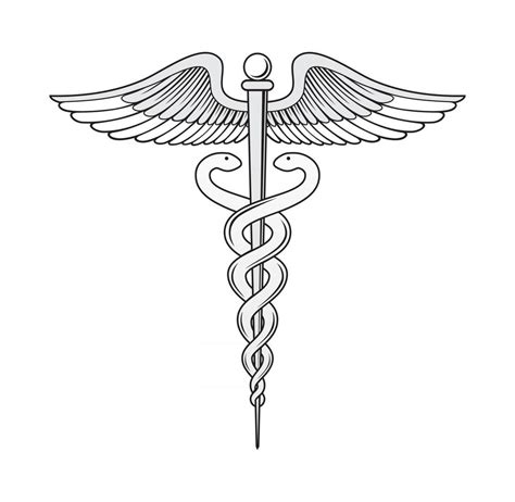 Medical caduceus symbol design illustration vector eps format ...