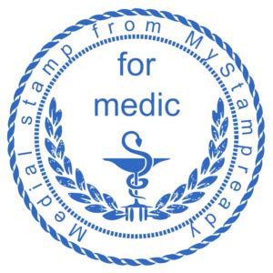 Online Doctor Stamp: Make a new Medical Stamp for your job