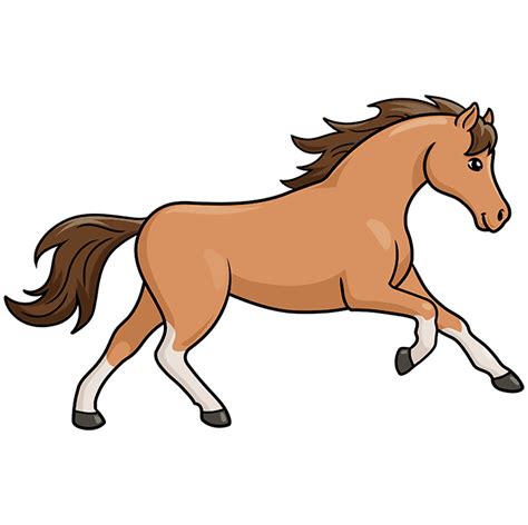 How To Draw A Horse Step By Step