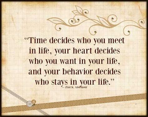 Inspirational Quotes About Life: Time Decides Who With You - BoomSumo ...