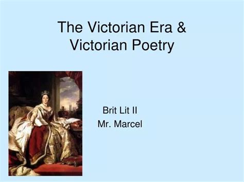 PPT - The Victorian Era & Victorian Poetry PowerPoint Presentation - ID ...