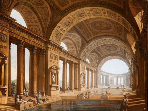 QUEST FOR BEAUTY - Interior View of an Ancient Roman Bath. Charles...