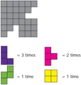 Make a model of a fish using the given tetromino shapes Complete the ...