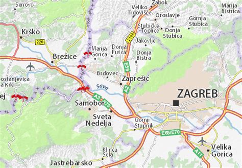 MICHELIN Zaprešić map - ViaMichelin