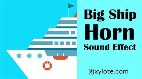 🛥️Big Ship Horn Sound Effect | Motor Boat Horn Sound FX 🔈 - YouTube