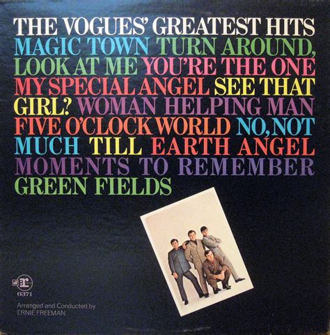 The Vogues – The Vogues' Greatest Hits (1969, Vinyl) - Discogs