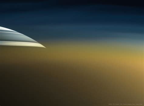 Saturn through Titan's atmosphere | The Planetary Society