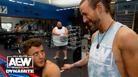 Gym Bros, Bay Bay?! AEW Champion, MJF, and Adam Cole work out| 07/05/23 ...