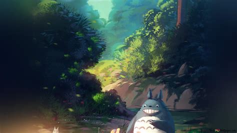 My neighbor Totoro 4K wallpaper download