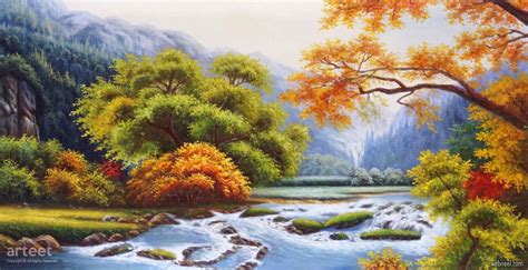 20 Beautiful Landscape Oil Paintings and art works from top Artists