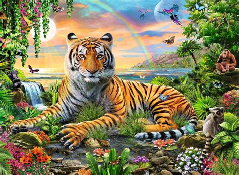 Jungle Tiger, 300 Pieces, Ravensburger | Puzzle Warehouse