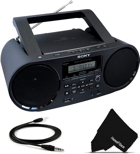 Sony Bluetooth NFC CD Player MP3 Boombox Combo Portable Mega Bass ...