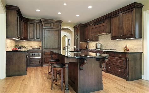 Kitchen Design With Dark Oak Cabinets - Kitchen Info