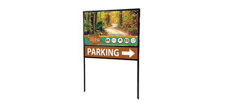 18"x30" Metal Yard Sign Frame | from eSigns.com