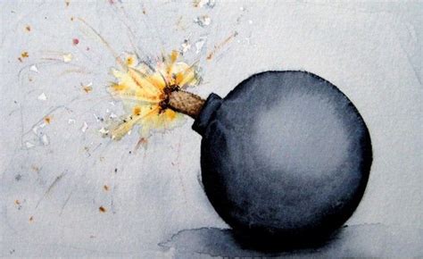 You're the Bomb 5x7 inch Signed Fine Art Print by paintedbliss | Art ...