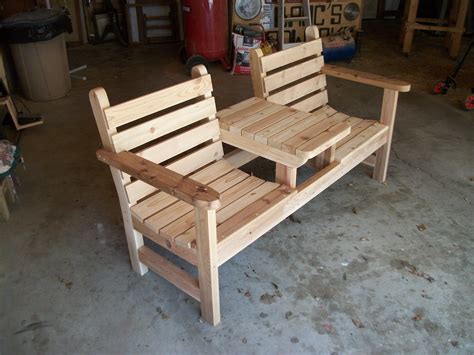 Diy Wood Patio Bench : Hometalk | DIY Corner Bench With Built-In Table ...