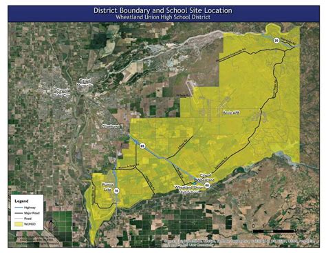 District Boundary Map | Wheatland Union High School District