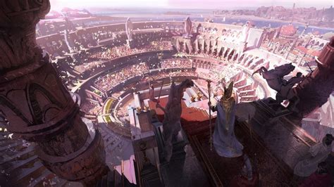 guards, Colosseum, artwork, ArtStation, fantasy city, fantasy art ...