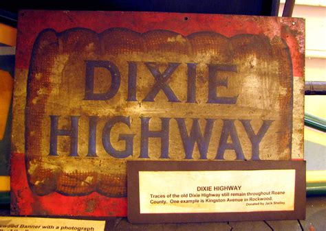 Vintage Dixie Highway metal sign | This sign is inside the o… | Flickr