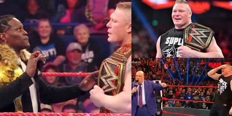 How R-Truth Got Brock Lesnar To Break Character In WWE