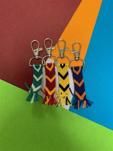 Harry Potter Style Chevron Keyring Harry Potter Christmas | Etsy UK in 2023 | Harry potter ...