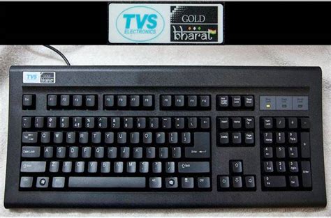 TVS Bharat Gold Wired USB, PS2 Multi-device Keyboard - TVS : Flipkart.com