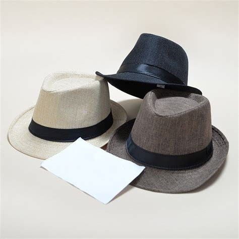 2020 Universal Stingy Brim Hats Comfortable Cotton Linen Straw Hat For ...