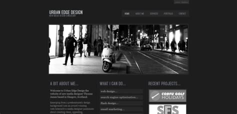 Showcase Of Beautiful Black And White Websites