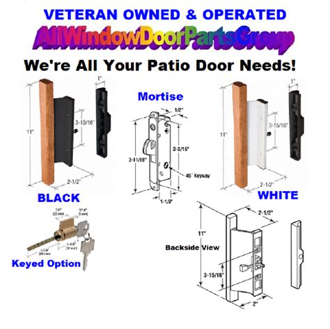 Guardian Tempered Glass Patio Door Repair Parts | All Window Door Parts Group