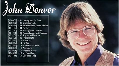 John Denver Greatest Hits Full Album - Best Songs Of John Denver - John ...