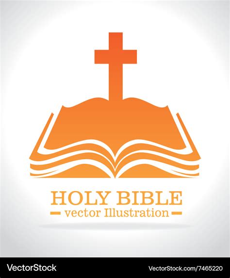 Holy bible book Royalty Free Vector Image - VectorStock