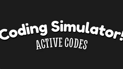 Roblox Coding Simulator Codes