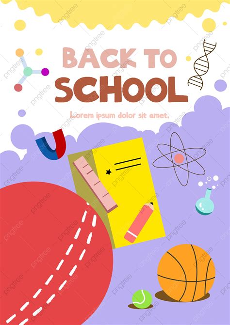 Back To School Learning Science Education Poster Template Template ...