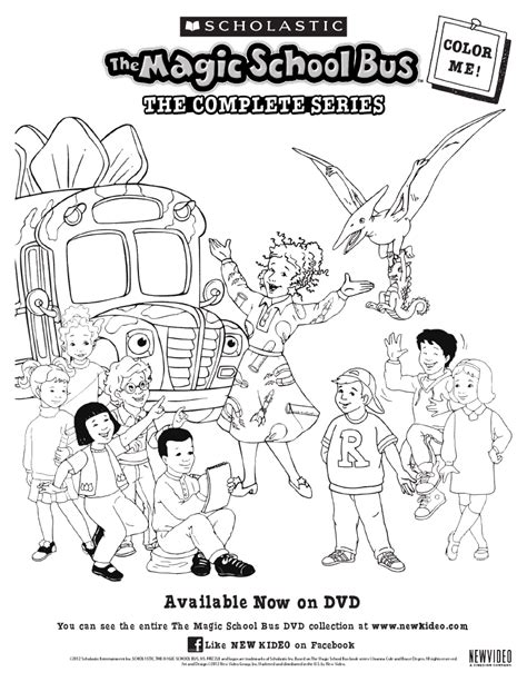 Magic School Bus Coloring Pages - Free Coloring Pages Printables