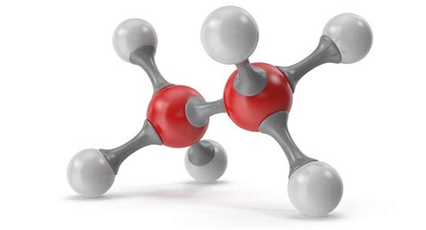 3D ethane molecular model - TurboSquid 1274306