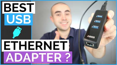 Best USB Ethernet Adapter - Anker USB Ethernet Hub Review - YouTube