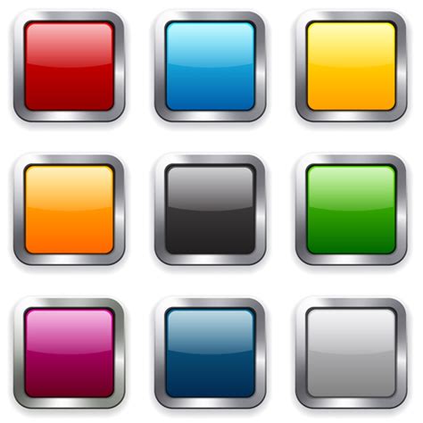 App button icons colored vector set 08 free download