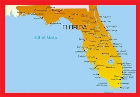 Road Map Of Alabama And Florida Panhandle