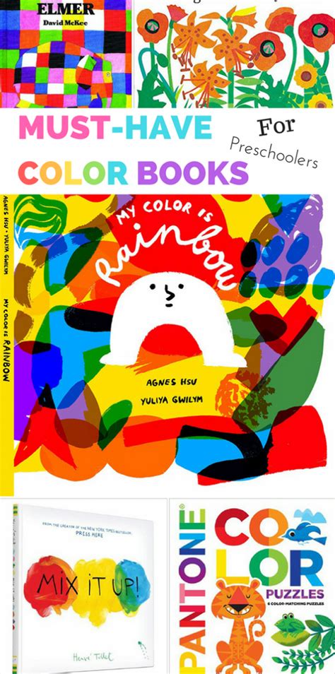 TOP 5 MUST-HAVE COLOR BOOKS FOR PRESCHOOLERS