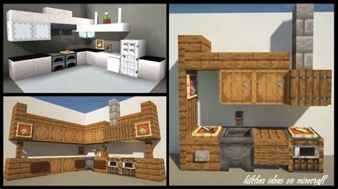 6 Kitchen Ideas On Minecraft | Minecraft kitchen ideas, Minecraft ...