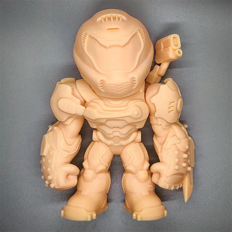 3D printed Doom Eternal Doom Slayer Collectible Figurine High Res Custom Model • made with ...