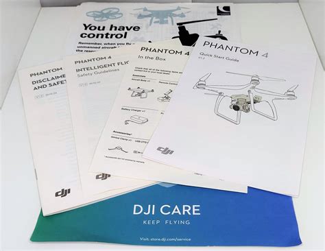 DJI Phantom 4 Instruction Manual / Documentation / Quick Start Guide – Droneoptix Parts