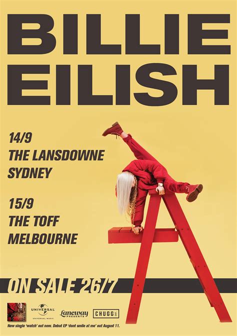 Illie Eilish Australia Tour 2024 - Karen Merrili