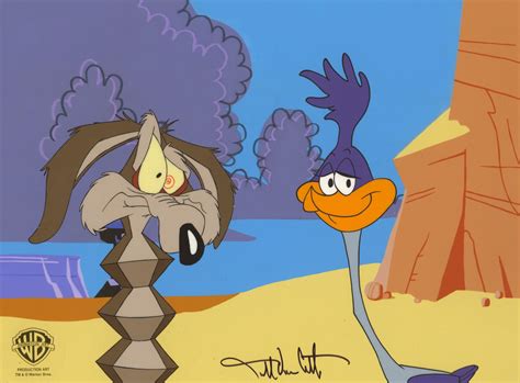 Looney Tunes Original Production Cel: Wile E. Coyote and Road Runner in 2022 | Looney tunes ...