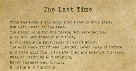 "The Last Time" Is A Touching Poem For Parents